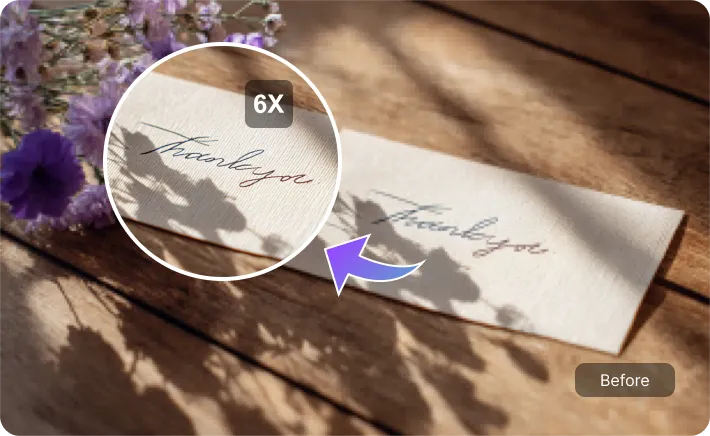 Agrandissez tout texte ou graphique grâce à l'IA